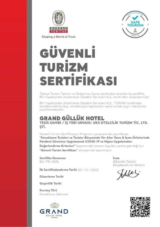 Grand Gulluk Hotel & Spa City Center Antalya Exterior foto